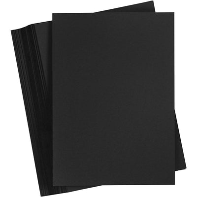 Creativ Company Farbkarton, A3, Blatt 297x420 mm, 180 gr, schwarz, 100 Blatt 1 Karton