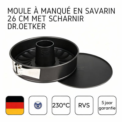 Dr. Oetker - Springform 'Tradition' - 26 cm - mit 2 Böden