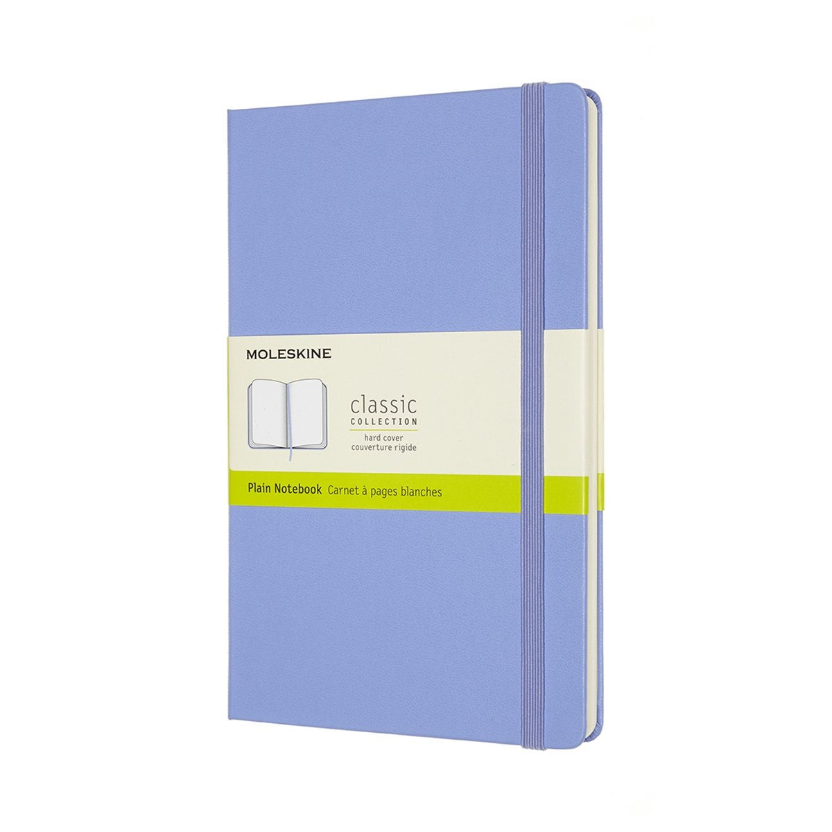 Klassisches Moleskine-Notizbuch – groß – Hardcover – leer – Hortensienblau