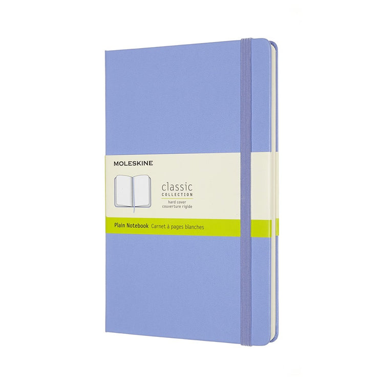 Klassisches Moleskine-Notizbuch – groß – Hardcover – leer – Hortensienblau