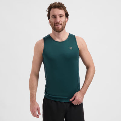 Rogelli Core Lauf-Singlet Herren – Blaugrün – M