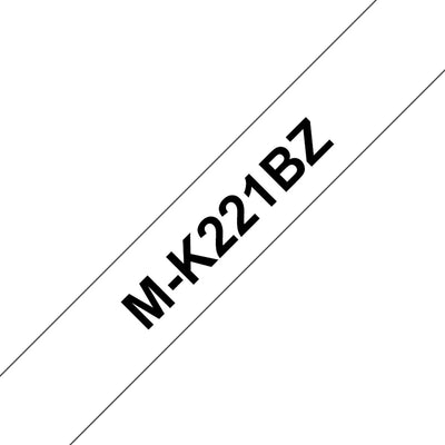 Brother mk-221bz Klebeband schwarz auf weiß 9 mm für pt-55pt pt-65 -75 -80 und bb4