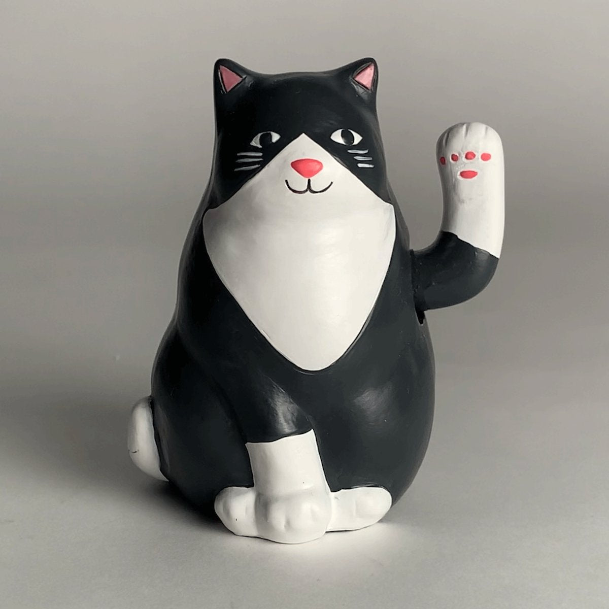Kikkerland Solarkatze Solarenergiefigur – winkende Katze – einzigartiges Geschenk