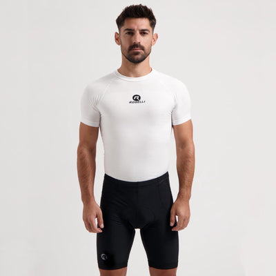Rogelli Core kurze Radhose Herren mit Sitzpolster – Radhose – Schwarz – Größe 4XL