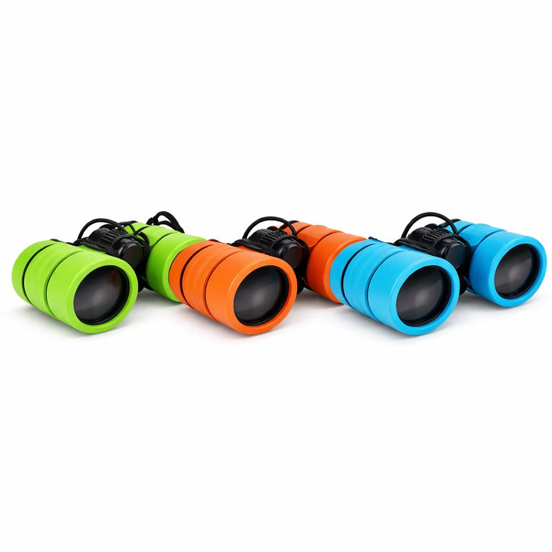 Eddy Toys Spielzeug-Fernglas mit Trageband – Spielzeug für Outdoor- und Abenteuerspiele – 1 zufällige Farbe