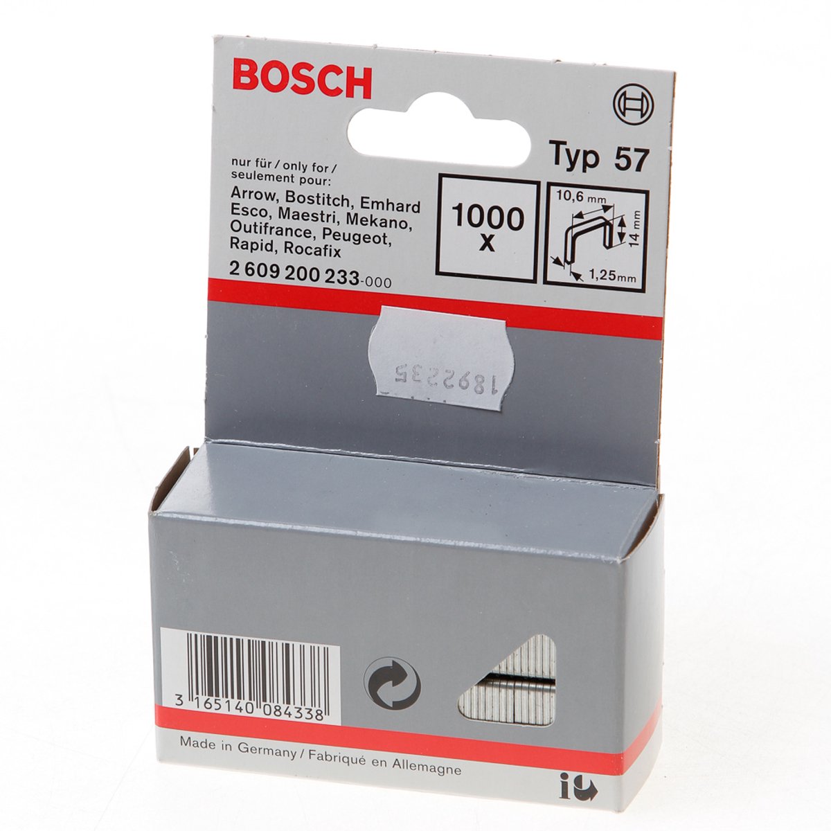 Bosch - nicht mit Flachdraht Typ 57 10,6 x 1,25 x 14 mm