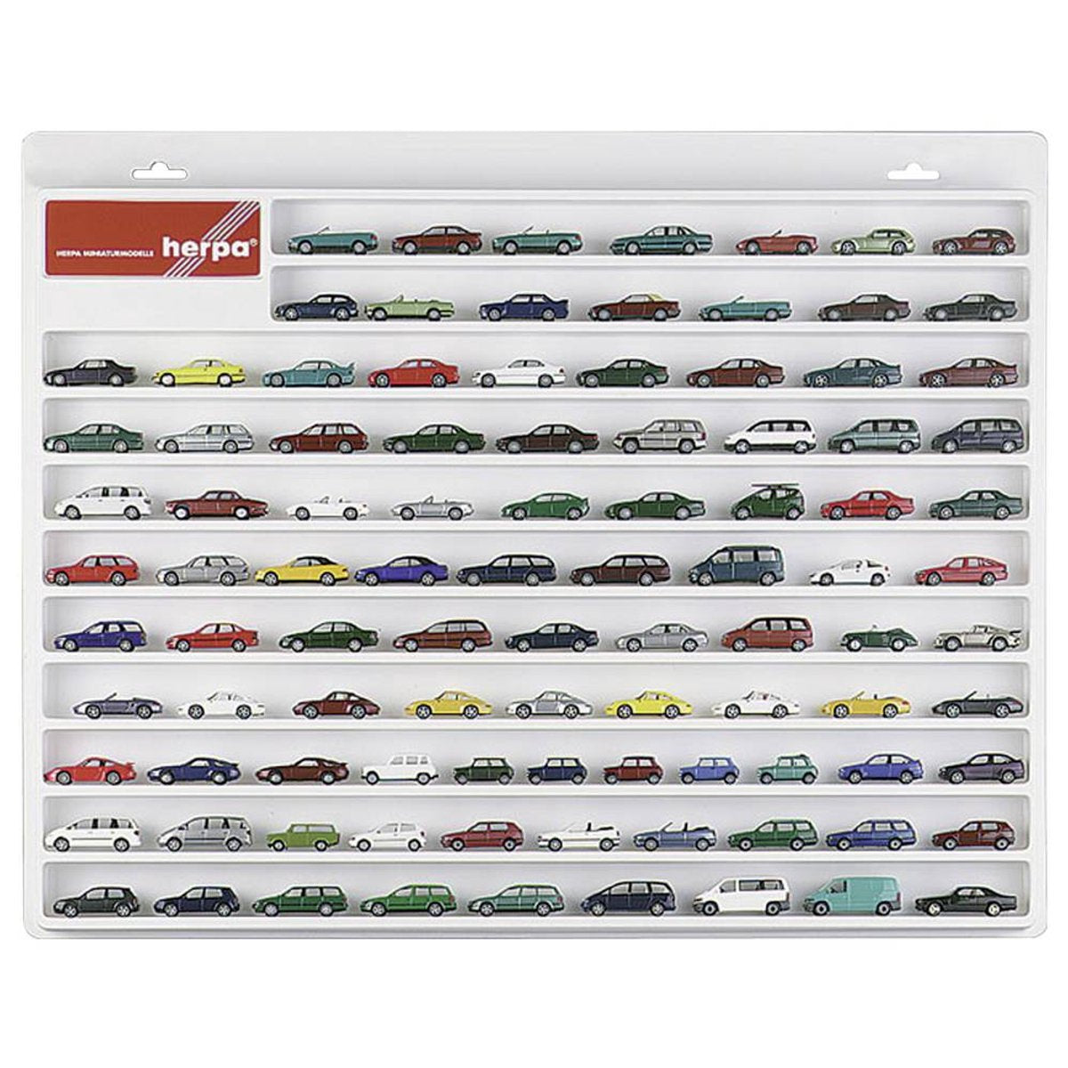 Herpa Vitrine für PKW (weiß)