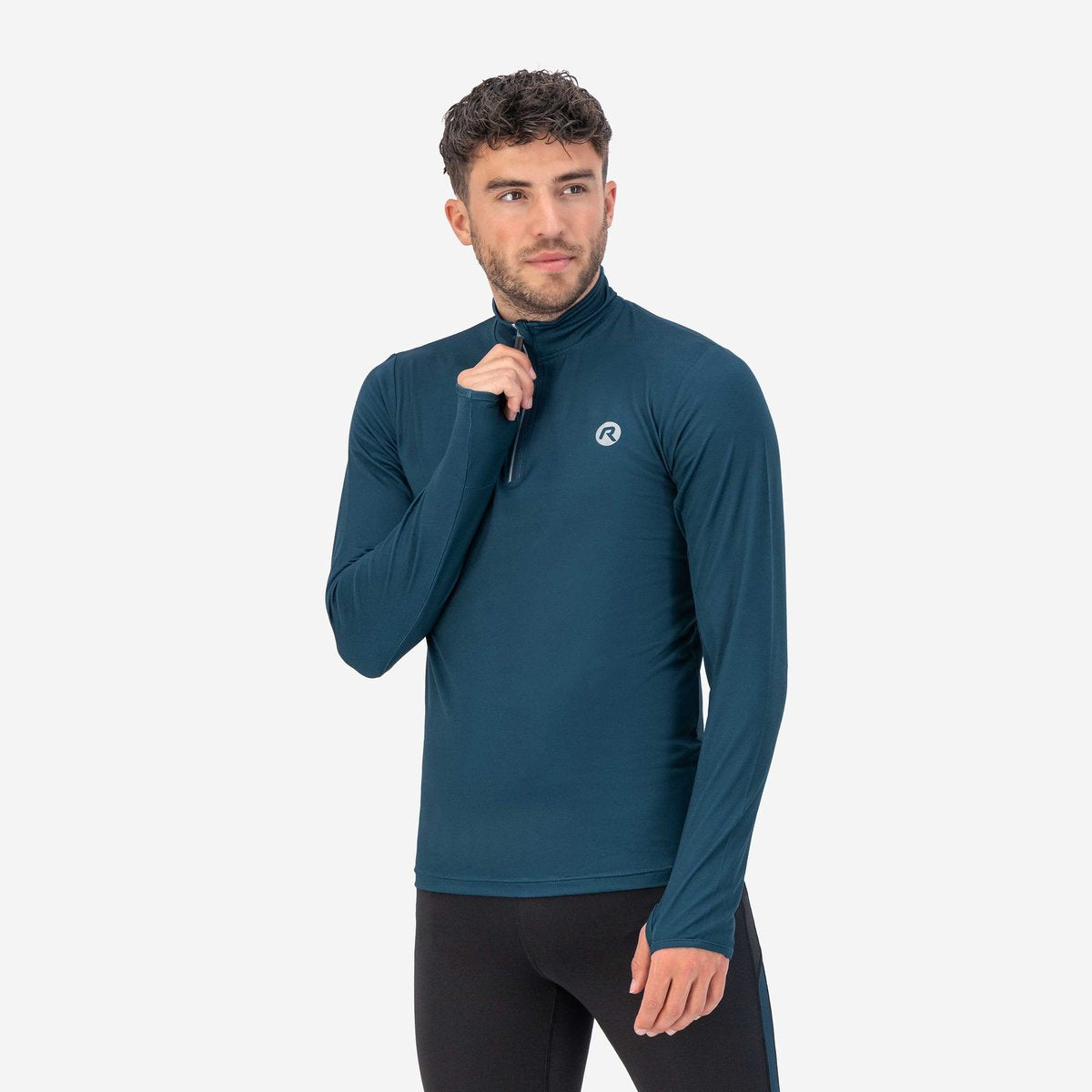 Rogelli Core Laufshirt Herren – Langarm – Blau – L