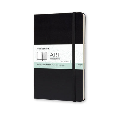 Moleskine Kunstmusik-Notizbuch – groß – Hardcover – schwarz