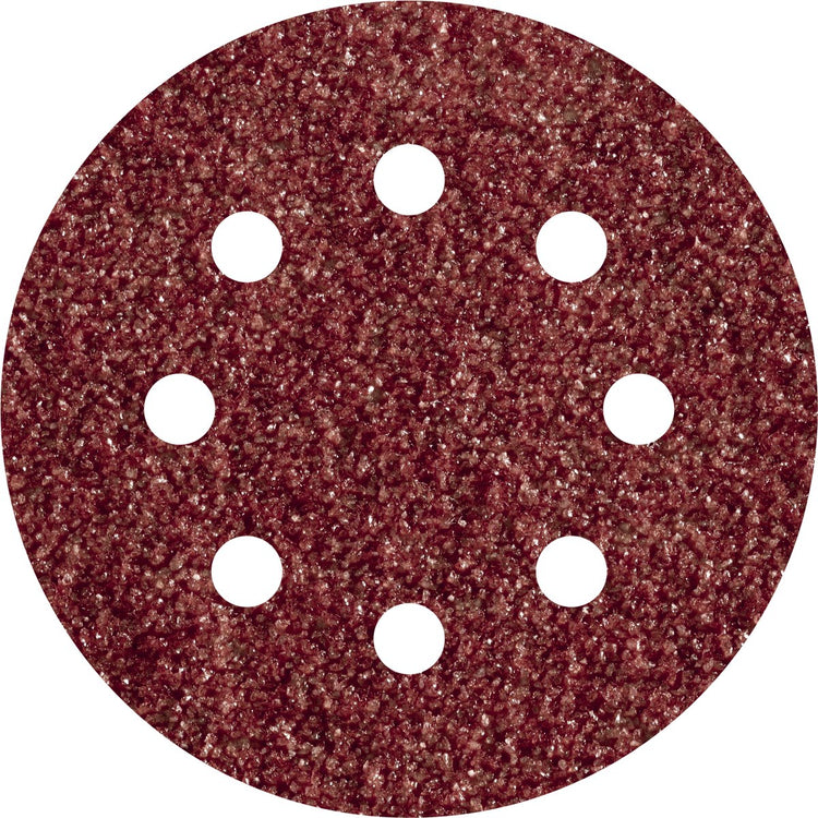 Wolfcraft – Schleifpapier Körnung 80 – 115 mm – 25 Stück – für Schleifmaschinen – Klettbefestigung – 2271100