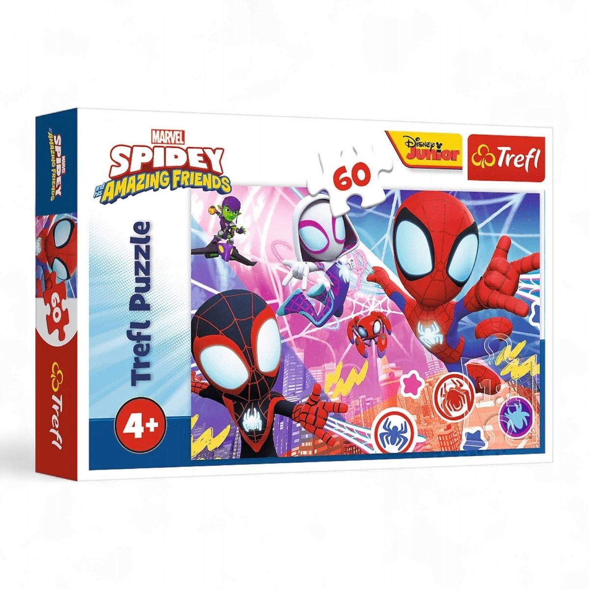 Trefl Spinnenpuzzle 60 Teile – heroisches Abenteuer