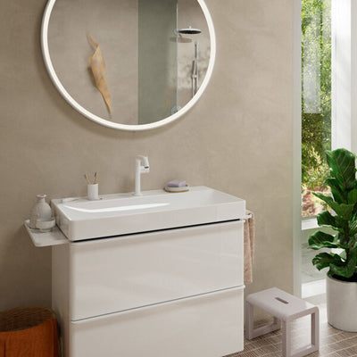 Hansgrohe tecturis s – Waschtischarmatur – Einhebelbedienung – Kaltstart energiesparend – mit Ablassschraube – Größe 150 mm – Chrom