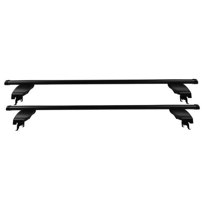 Twinny Load Dachträger-Set S29 – Dachträger aus Stahl – für Fahrzeuge mit Regenrinne – abschließbar – TÜV-GS-geprüft – maximale Tragkraft 50 kg