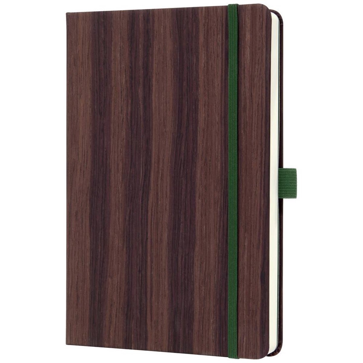Sigel Notizbuch – Conceptum – A5 – Holzstruktur – punktiert – Hardcover – si-co674