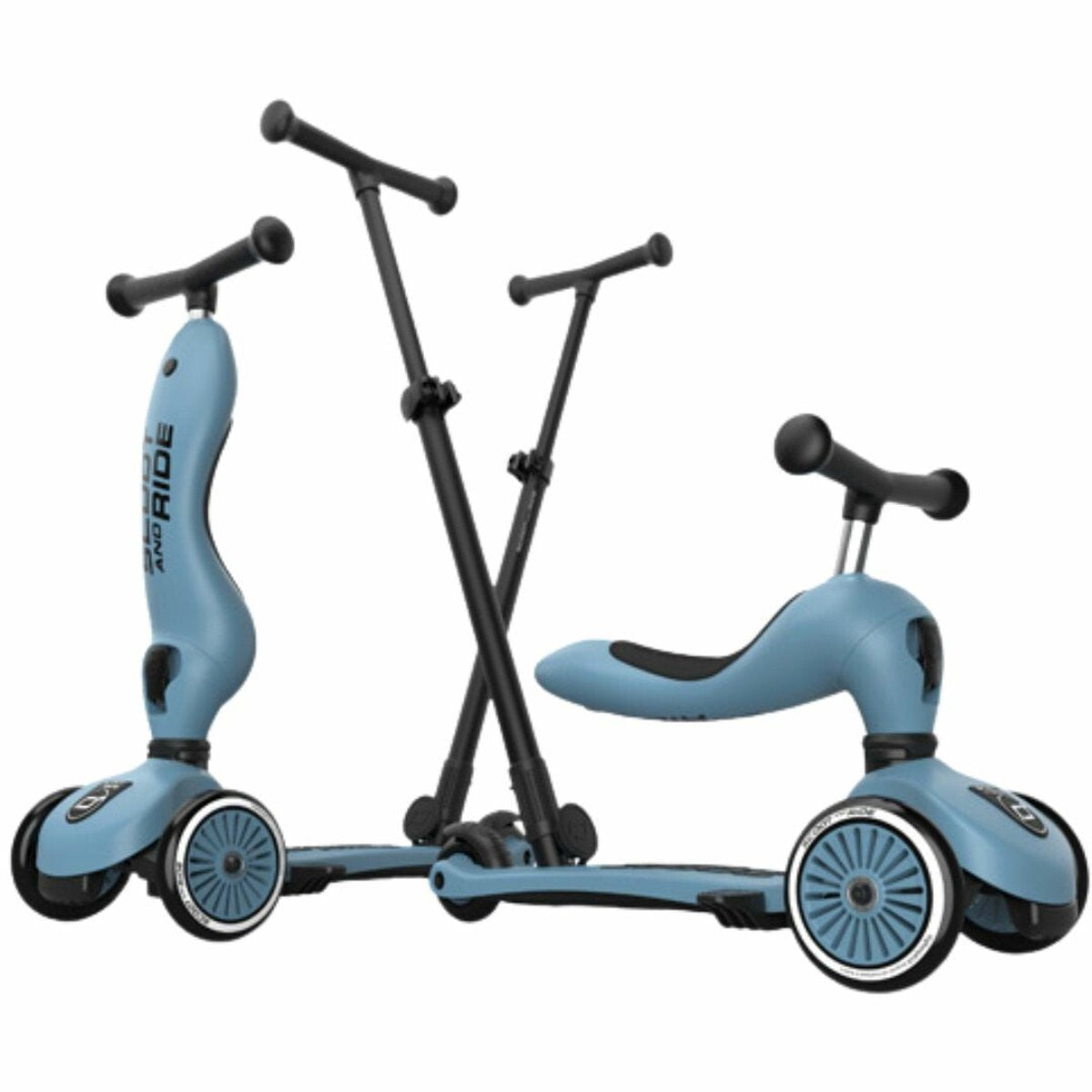 Scoot Ride Scoot and Ride Highwaykick 1Push Go Steel