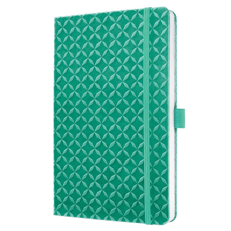Sigel Notizbuch Jolie – Flair – A5 – Hardcover – 174 Seiten – liniert – 80-Gramm-Papier – Mintgrün – Si-JN133