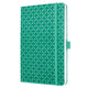 Sigel Notizbuch Jolie – Flair – A5 – Hardcover – 174 Seiten – liniert – 80-Gramm-Papier – Mintgrün – Si-JN133