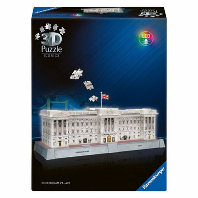 Ravensburger 3D-Puzzle Icons Buckingham Palace – mit Licht – 260 Teile.