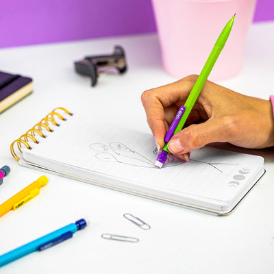 Bic matic fun HB-Druckbleistifte – verschiedene Körperfarben – Dose mit 60 Stück – 0,7 mm