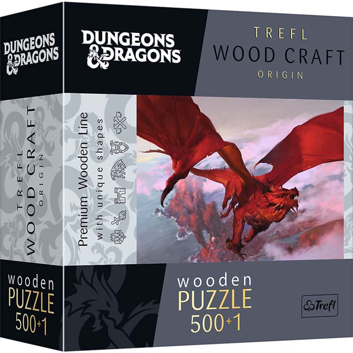 Trefl 500+1wp – alter roter Drache Hasbro Dungeons Dragons