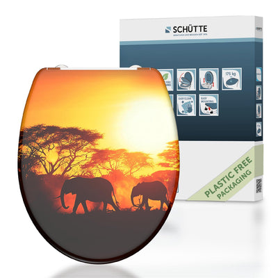 Schütte Schütte Toilettensitz mit weicher Kurzabnahme Afrika