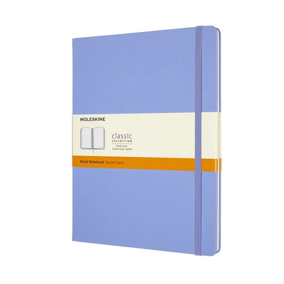 Klassisches Moleskine-Notizbuch – extra groß – Hardcover – liniert – Hortensienblau