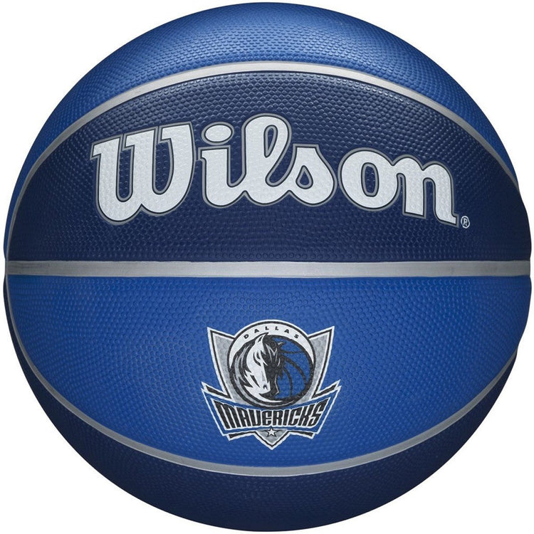 Wilson-Basketballball, NBA-Team-Tribute, Dallas Mavericks, Blau, Einheitsgröße