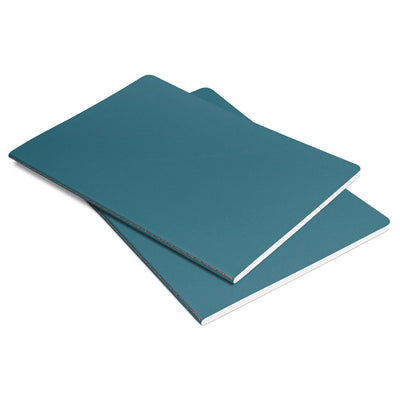Sigel Notizbuch Linescape – Größe A5 – blaue Papaya – mit Linie – 2 Stück – SI-LS305