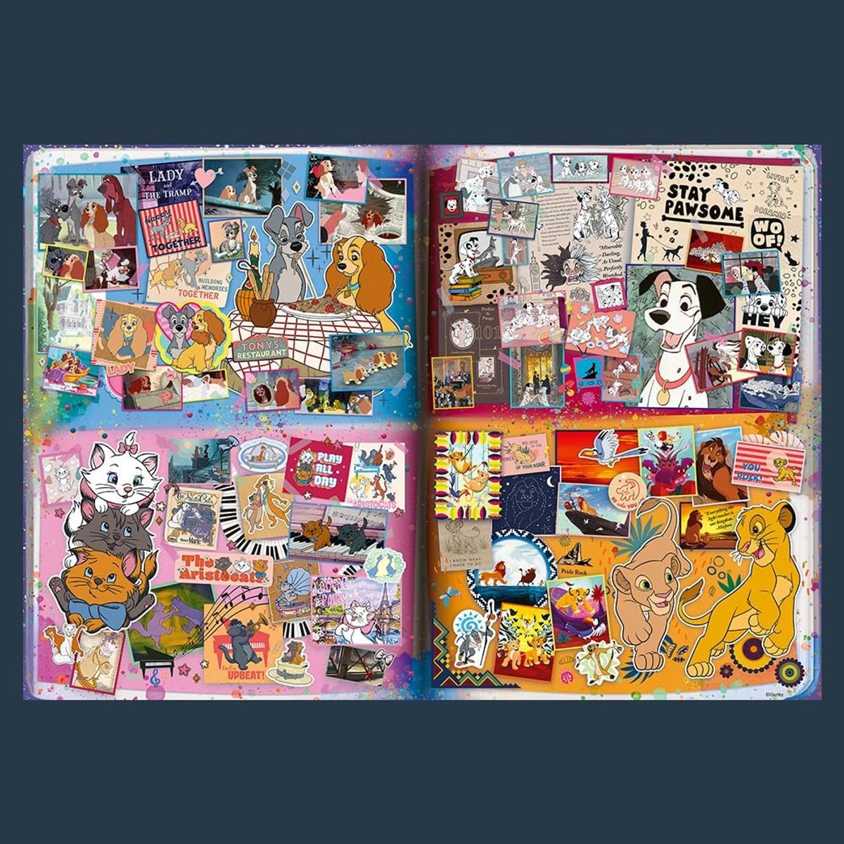 Trefl prime - Puzzle - 6000 Teile - Disney-Märchenbuch - unregelmäßige Formen