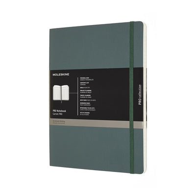 Professionelles Moleskine-Notizbuch – extra groß – Softcover – Waldgrün