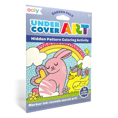 Ooly – Undercover-Kunst – 12 Malseiten mit versteckten Mustern – Gartenfreunde