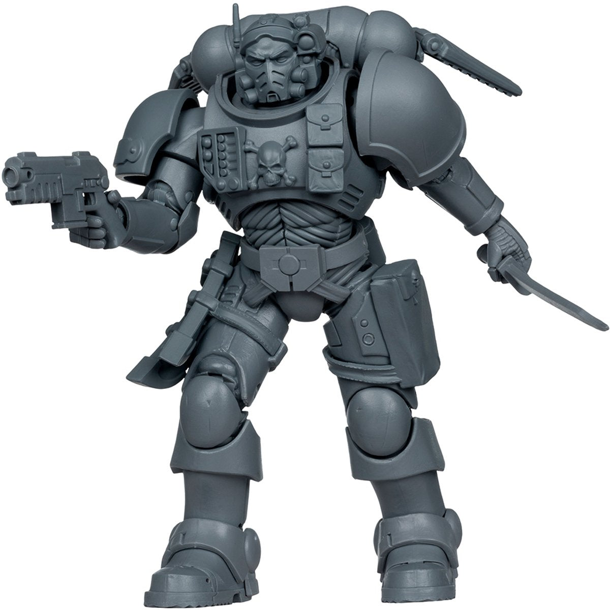 Mcfarlane Toys Warhammer 40.000 – Spielfigur – Leutnant in Phobos-Rüstung (Ultramarines) 18 cm