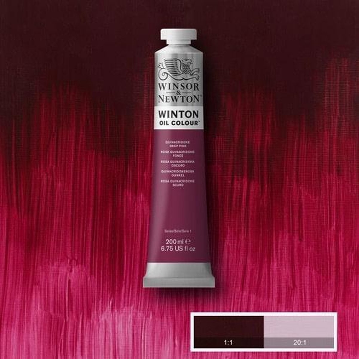 Winsor Newton Winton Ölfarbe 200 ml – Chinacridon Deep Pink 250