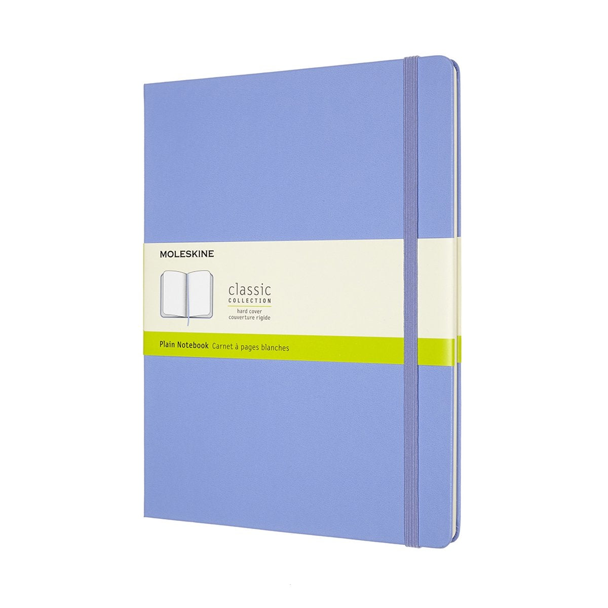 Klassisches Moleskine-Notizbuch – extra groß – Hardcover – leer – Hortensienblau