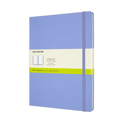 Klassisches Moleskine-Notizbuch – extra groß – Hardcover – leer – Hortensienblau