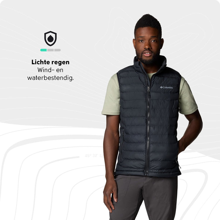 Columbia Powder Lite™ II Weste Herren Outdoor-Körperwärmer – Schwarz – Größe M