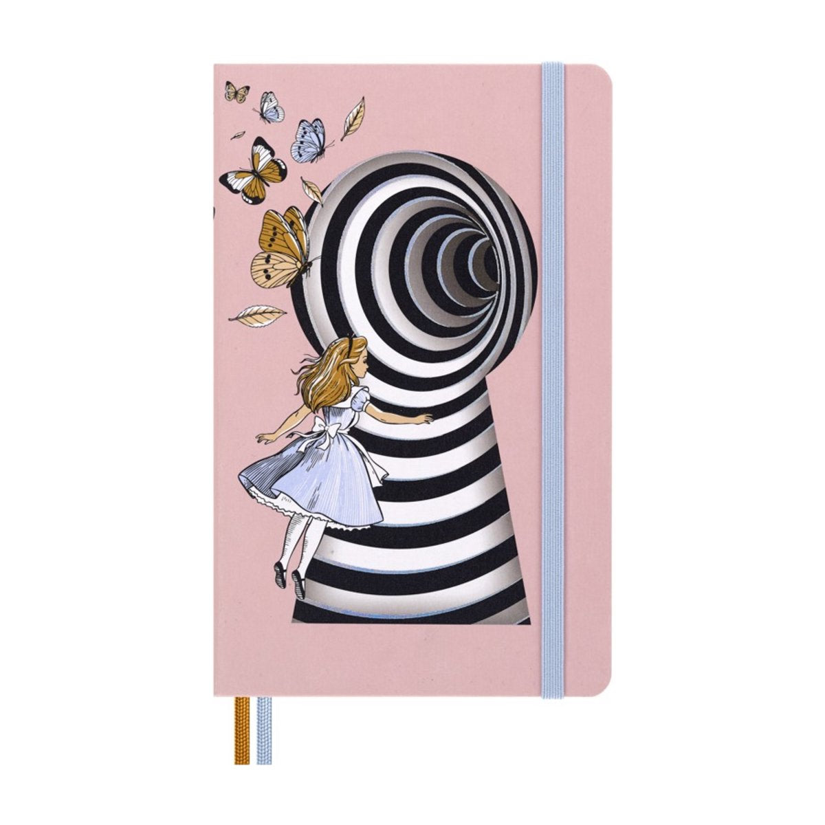 Moleskine Limited Edition – Alices Abenteuer im Wunderland – großes Notizbuch – Hardcover – liniert