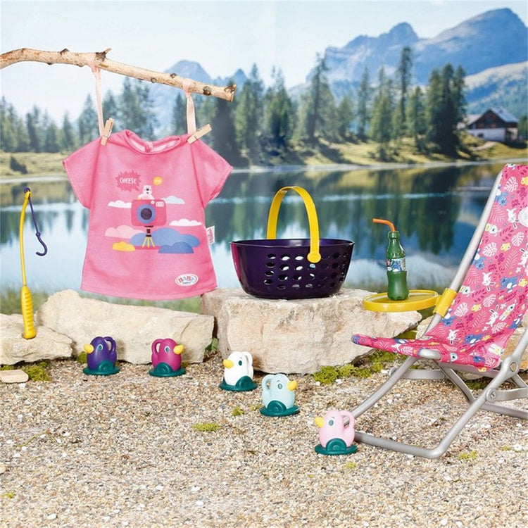 Baby-Born-Wochenend-Angeloutfit und Zubehör – Puppenkleidung und Puppenmöbel