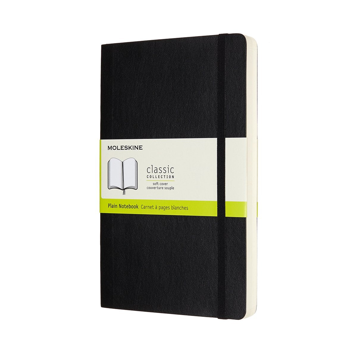 Klassisches Moleskine-Notizbuch – erweitert – groß – Softcover – leer – schwarz