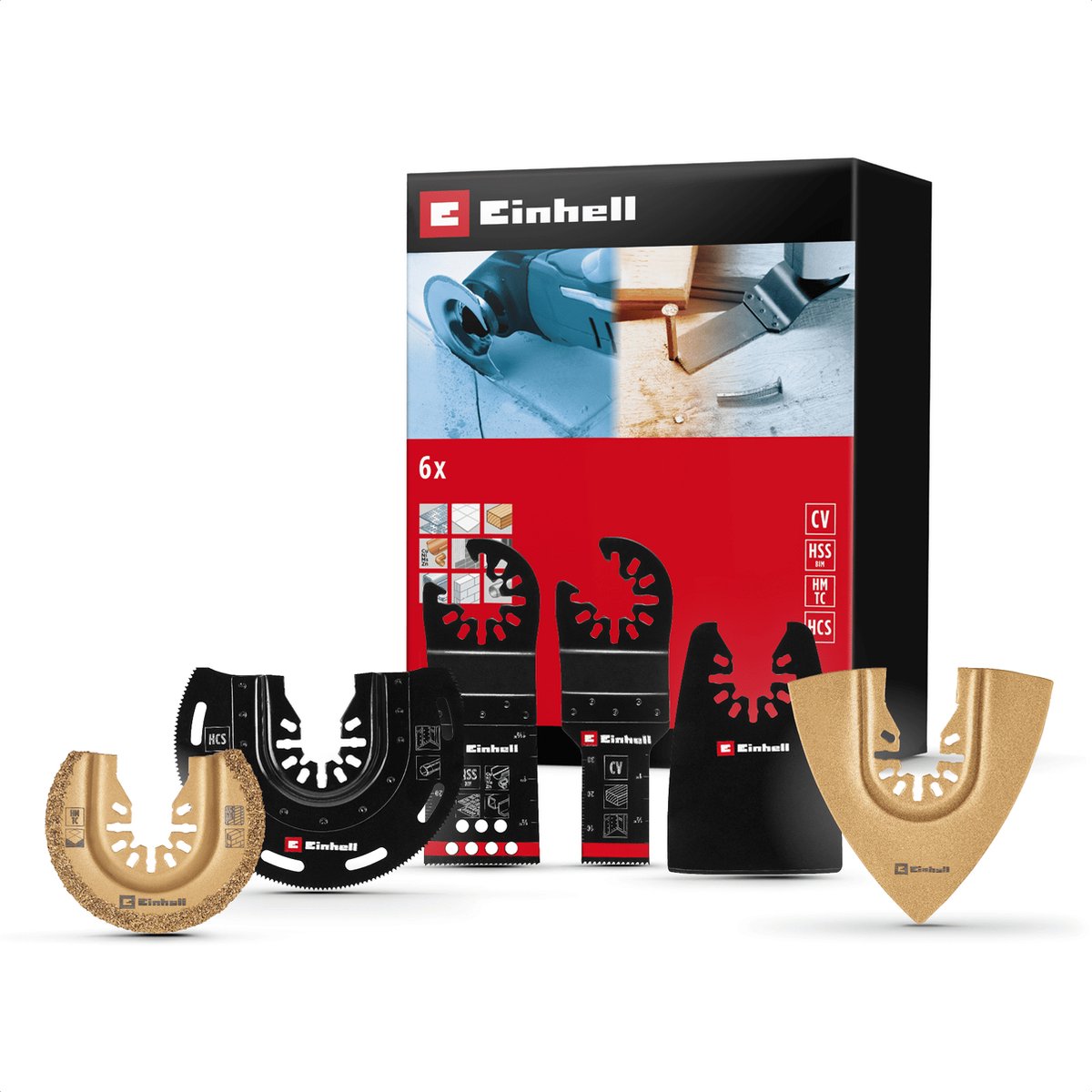 Einhell Multitool-Set – 6-teilig