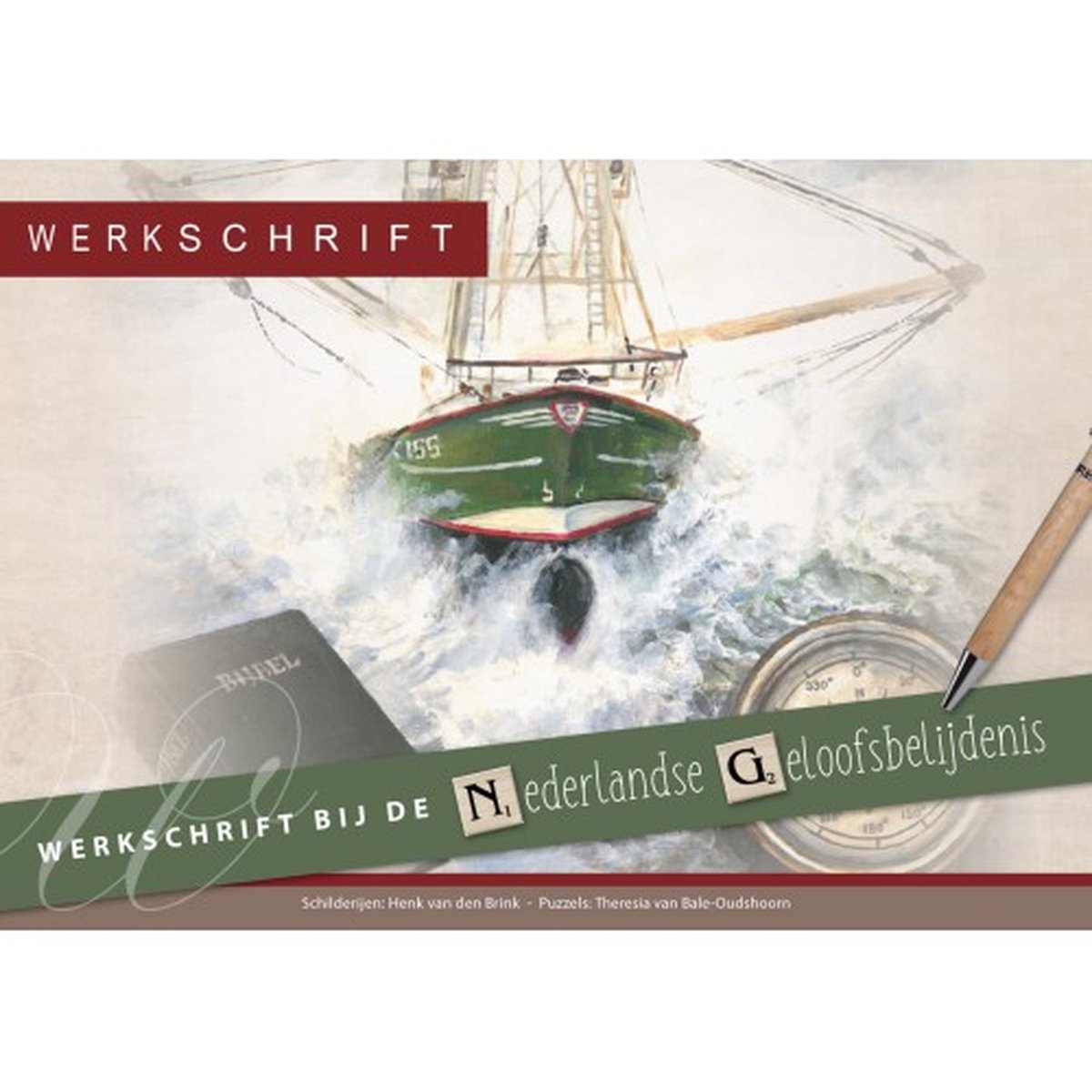 Markenlose Sans-Marque-Rätselbücher – Arbeitsbuch für das niederländische Glaubensbekenntnis