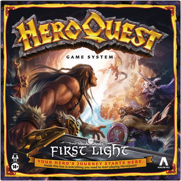 Heroquest First Light – Fantasy-Brettspiel für Erwachsene und Jugendliche – Hasbro