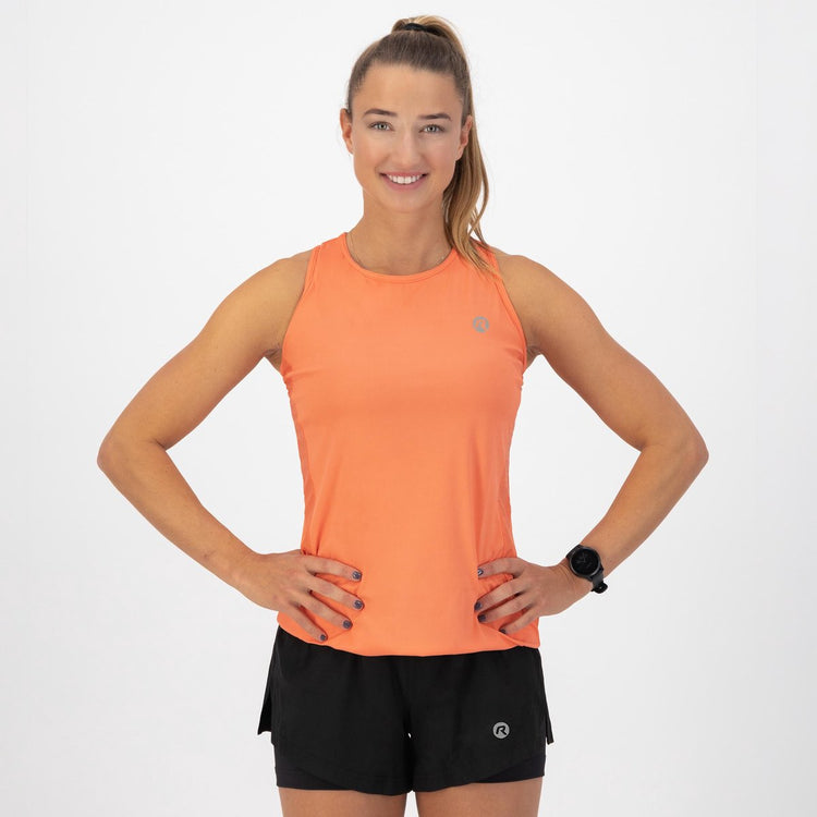 Rogelli Core Lauf-Singlet Damen – Koralle – XL