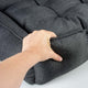 Duvo + Duratex Hundebett dunkelgrau S-60x45x16cm