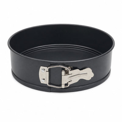 Markenlos Sans Marque Kozie Springform ø26 cm – PFAS-frei – Antihaft-Backform – Runde Kuchenform – Anthrazit