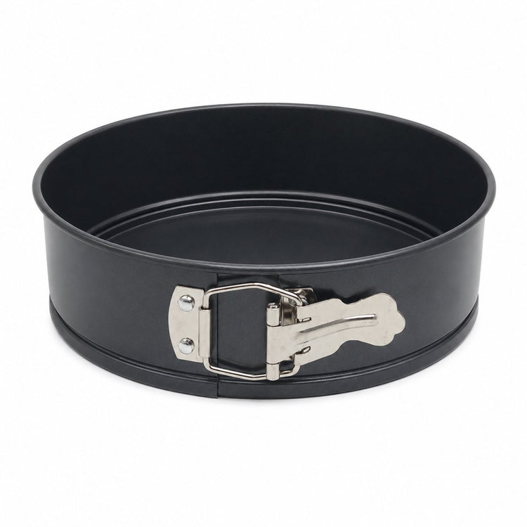 Markenlos Sans Marque Kozie Springform ø26 cm – PFAS-frei – Antihaft-Backform – Runde Kuchenform – Anthrazit