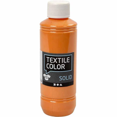 Kreativfirma Textilfarbe abdecken Textilfarbe Orange, 250 ml