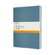 Moleskine Cahier-Tagebücher – extra groß – liniert – blau – 3er-Set