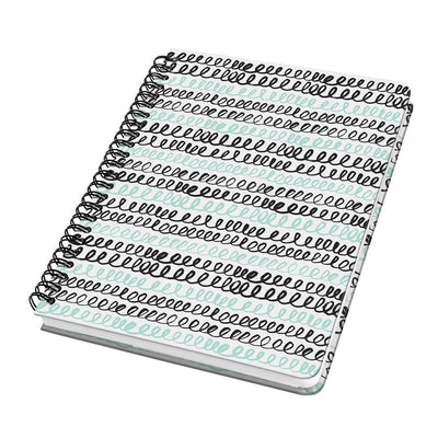Sigel – Spiralnotizbuch – Jolie – A5 – Hardcover – 120 Seiten – 100-Gramm-Papier – Punkte – Curly Mint – Si-JN622
