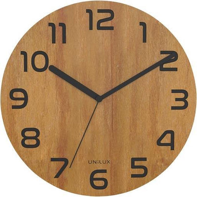 Unilux Palma – Wanduhr – schwarzer Bambus